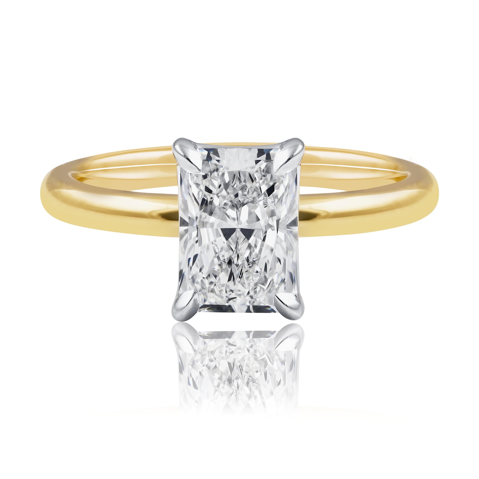 The Vera Ring… 1.50 Carat Radiant Cut Lab Created Diamond Solitaire Ring. Part of The Madison Collection and exclusive to LeGassick Jewellery.