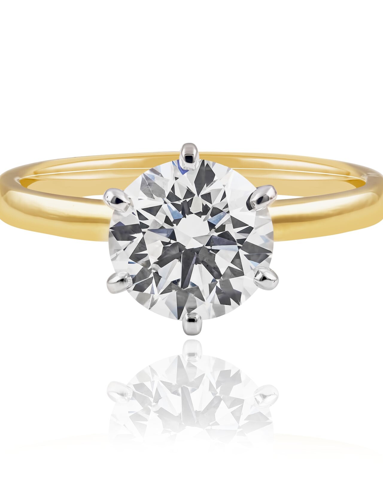 The Grace Ring… 2.00 Carat Round Brilliant Cut Lab Created Diamond Solitaire Ring. Part of The Madison Collection and exclusive to LeGassick Jewellery.
