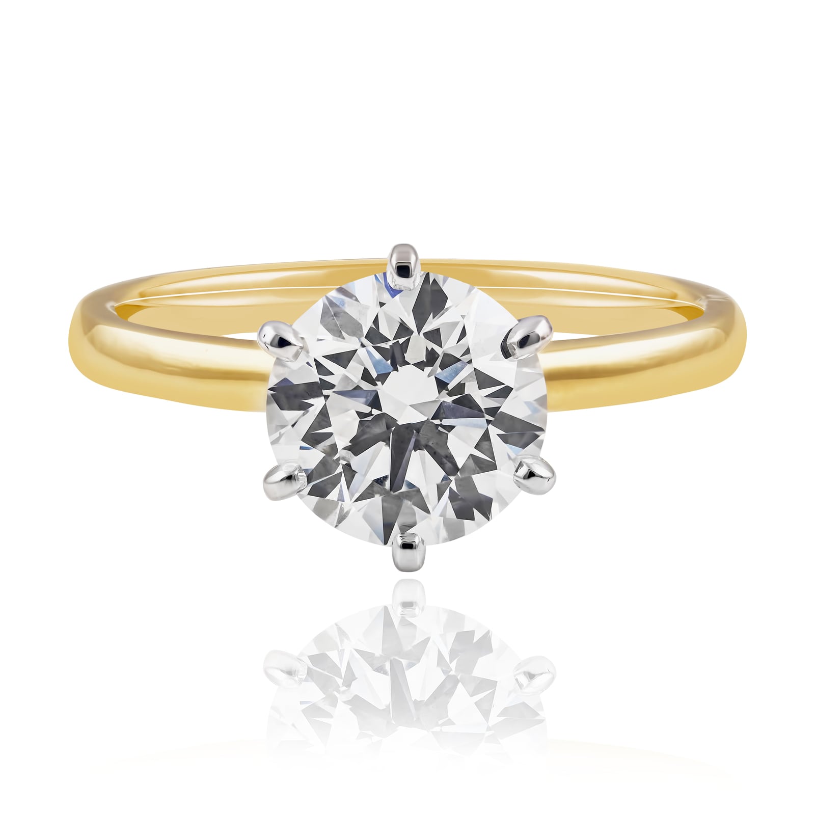 The Grace Ring… 2.00 Carat Round Brilliant Cut Lab Created Diamond Solitaire Ring. Part of The Madison Collection and exclusive to LeGassick Jewellery.