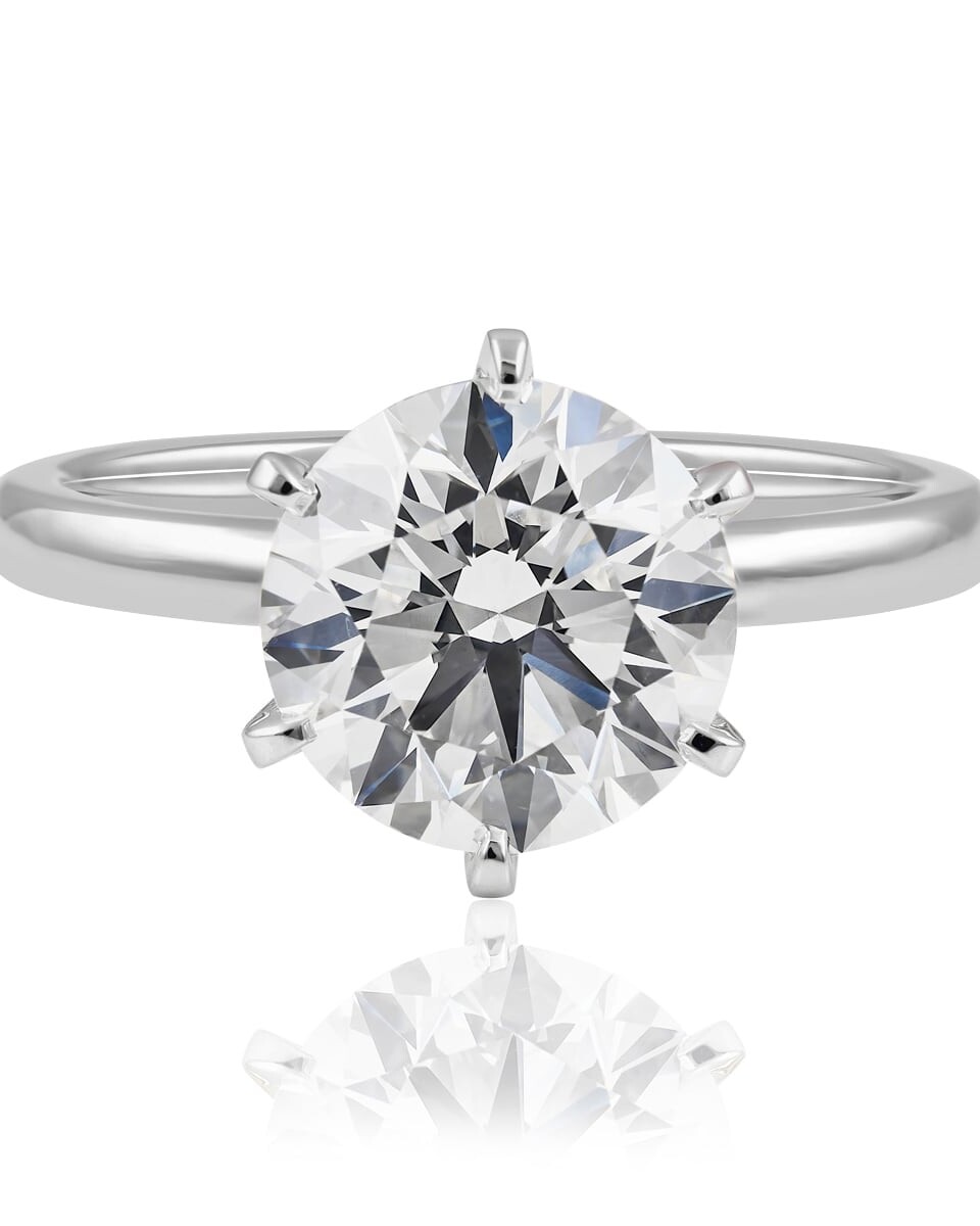 The Marilyn Ring… 3 Carat Lab Created Diamond Solitaire Ring. Part of The Madison Collection and exclusive to LeGassick Jewellery.