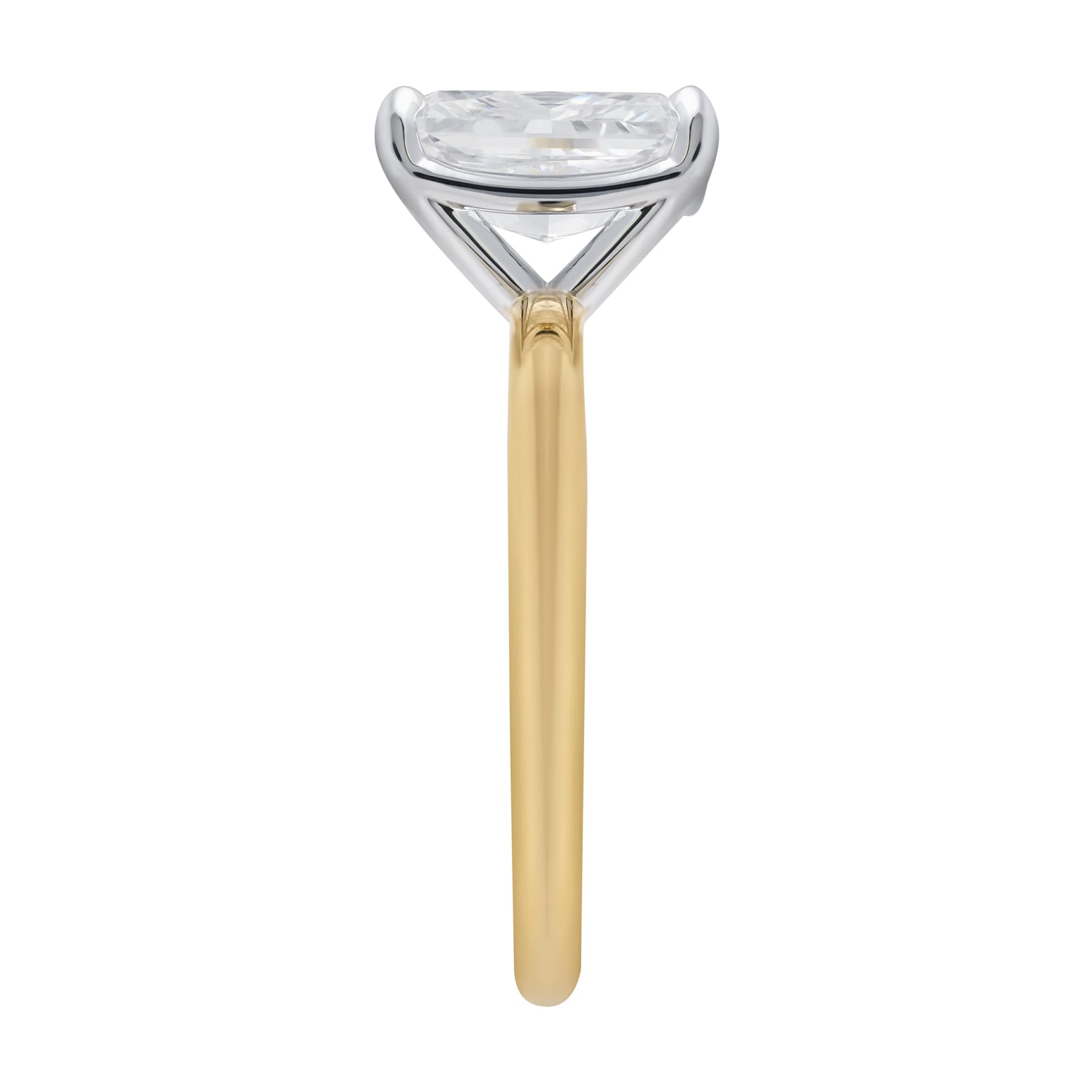 Lucille… 2 Carat Radiant Cut Lab Created Diamond Solitaire Ring from The Madison Collection.