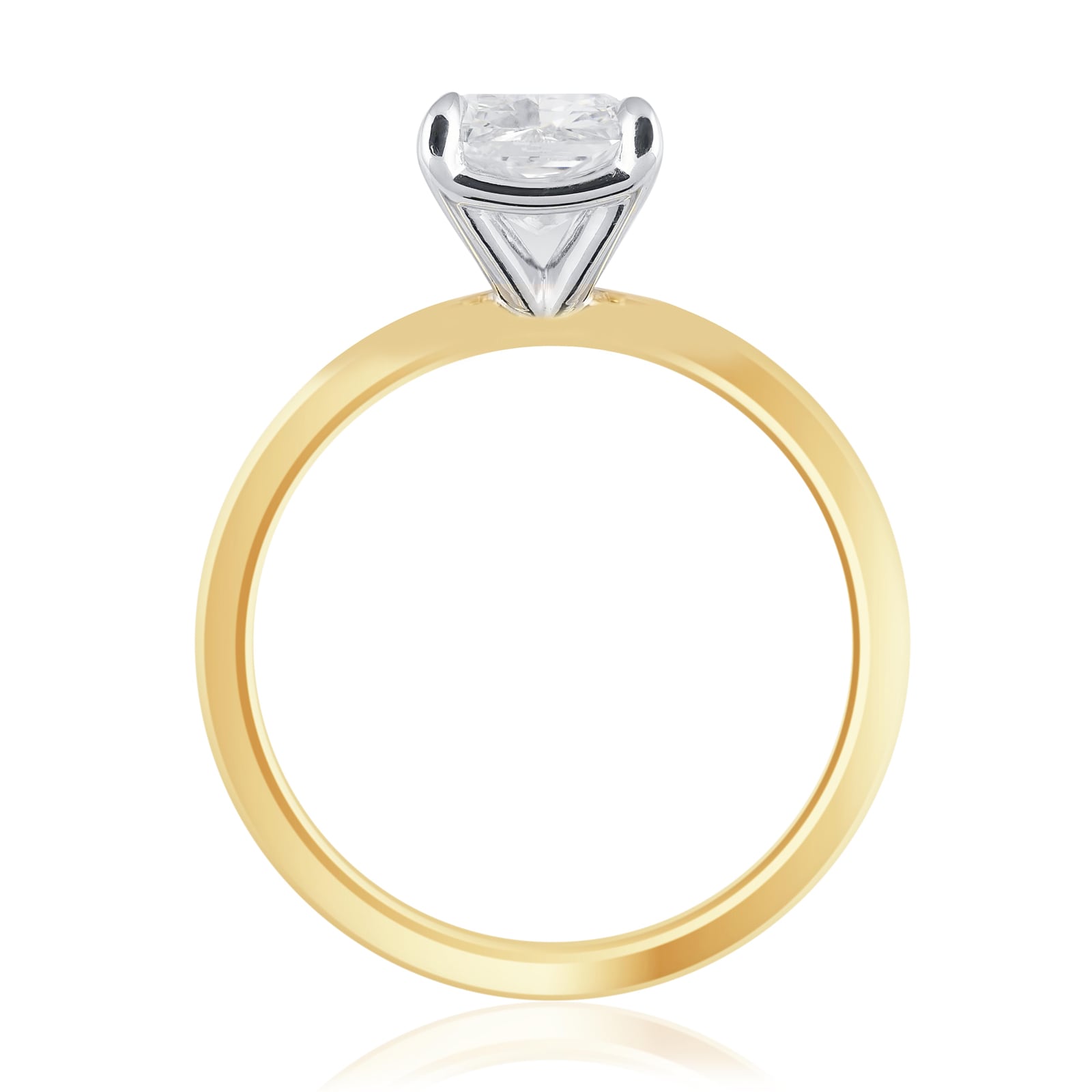 Lucille… 2 Carat Radiant Cut Lab Created Diamond Solitaire Ring from The Madison Collection.